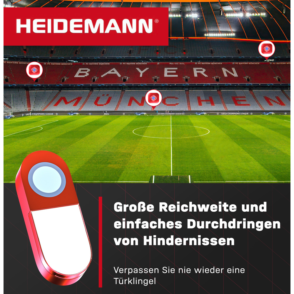 Heidemann Funkgong-Set Stern des Südens FC Bayern München