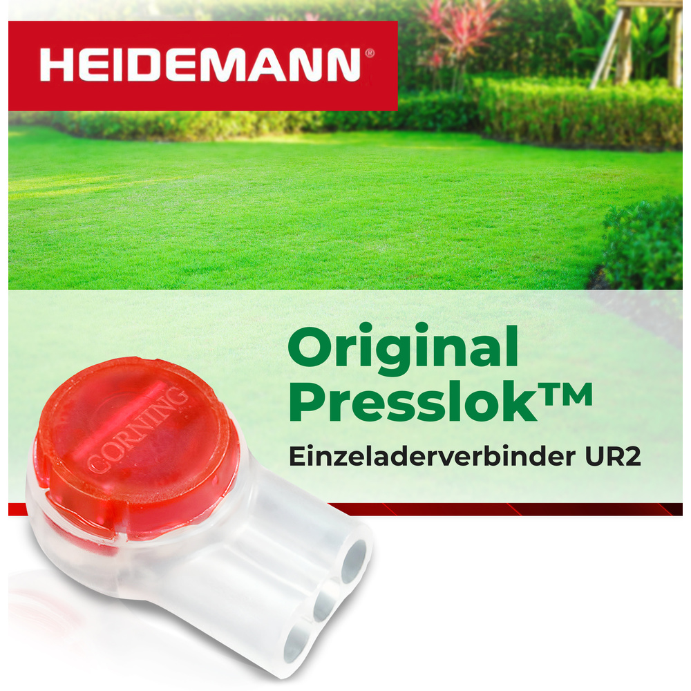 Heidemann ISO FLEX Einzeladerverbindung PresslokTM UY2, 10 Stück, orange