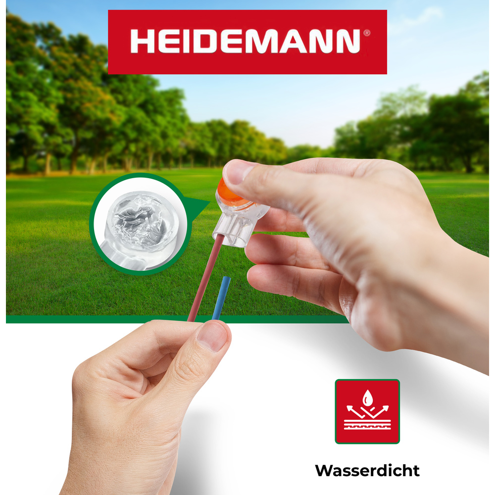 Heidemann ISO FLEX Einzeladerverbindung PresslokTM UR2, 10 Stück, rot