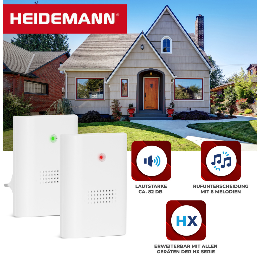 Heidemann Funkgong HX Twin, reinweiß