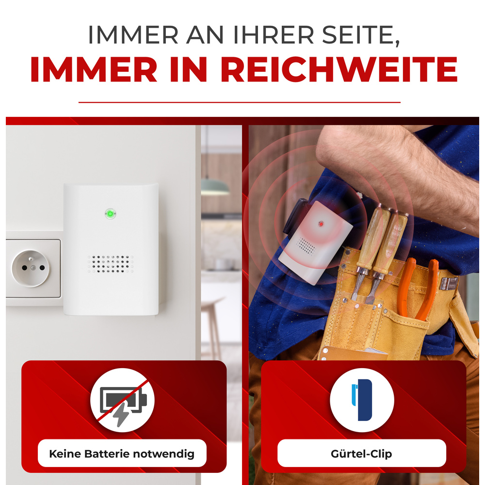 Heidemann Funkgong HX Twin, reinweiß