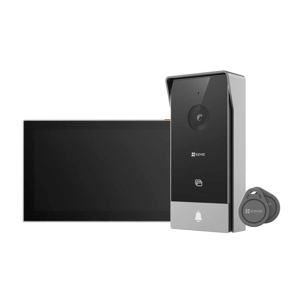 EZVIZ Smart Home Video-Türkommunikationsstation, WLAN, 7", Touch, Nachtsicht, RFID, Klingel,  HP5