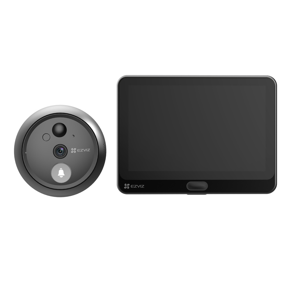 EZVIZ Smart Home Video-Türspion HP4, WLAN, 4,3" Touchscreen, Nachtsicht