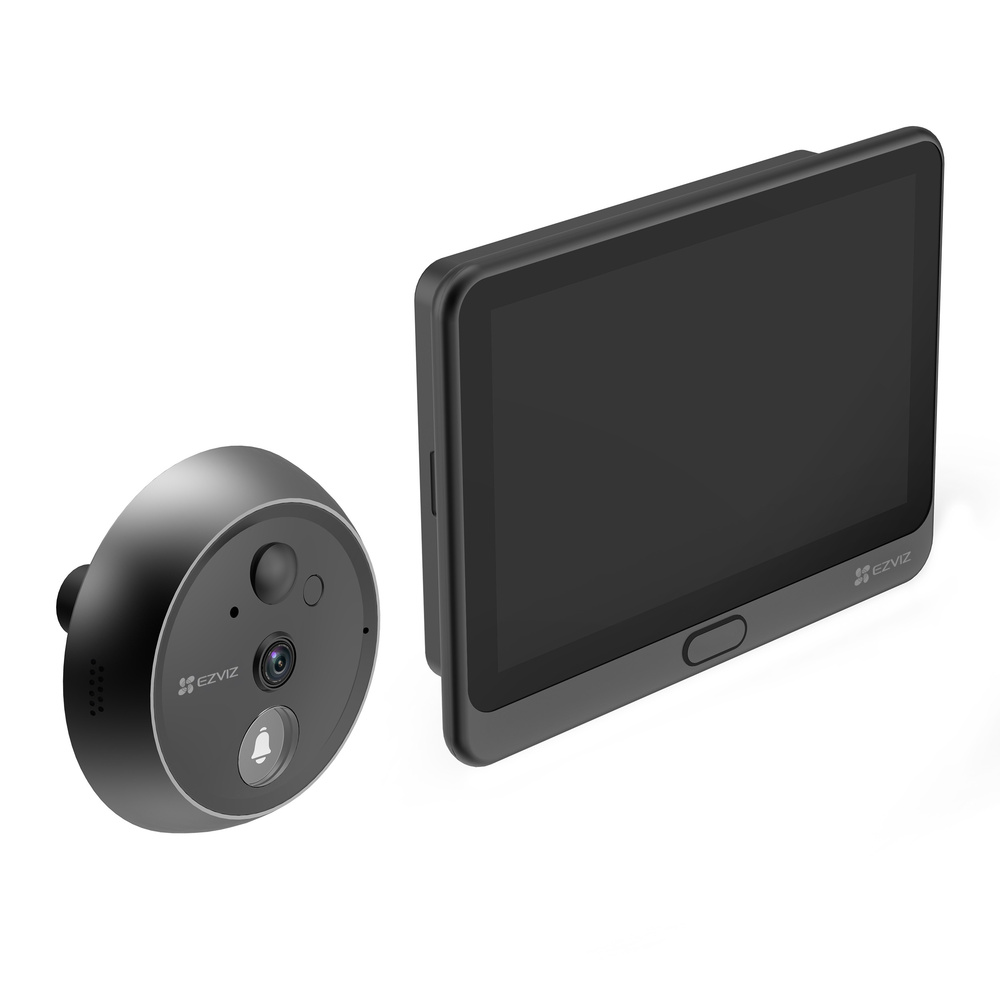 EZVIZ Smart Home Video-Türspion HP4, WLAN, 4,3" Touchscreen, Nachtsicht
