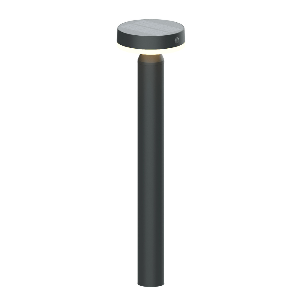 Die BOLD Solar-Wegeleuchte mit PIR, 50 cm Höhe, Gun Grey
