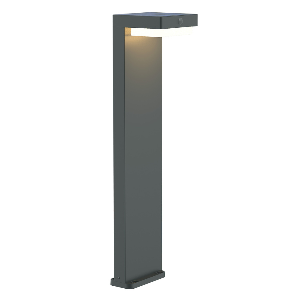 Die BOLD Solar-Wegeleuchte mit PIR, Gun Grey