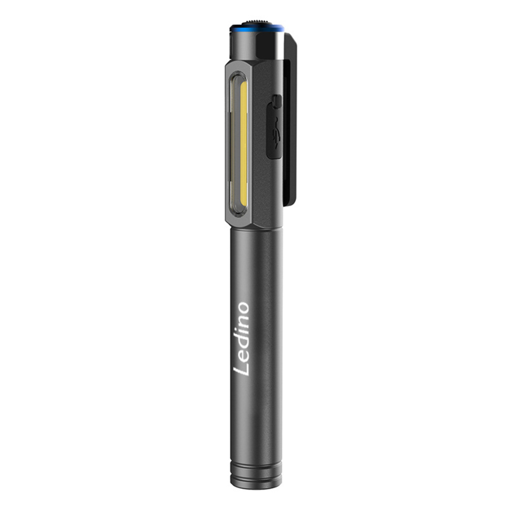Ledino LED mini Arbeitsleuchte, Stiftdesign, USB-C, 2 Funktionen