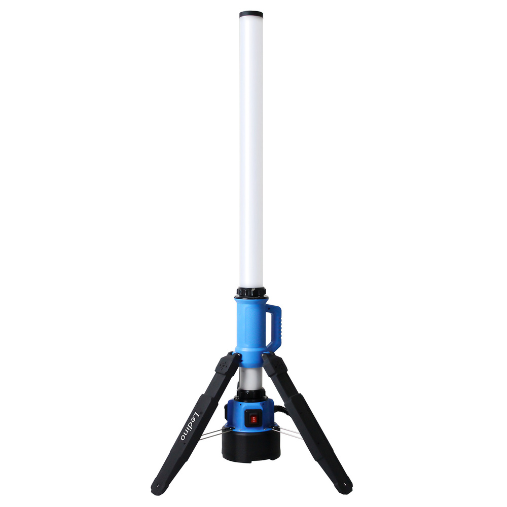 Ledino Multiakku/Hybrid LED-Lichtsäule Rath,  60W, H60M (ohne Akku) mit Adapter, Zuleitung 5 m