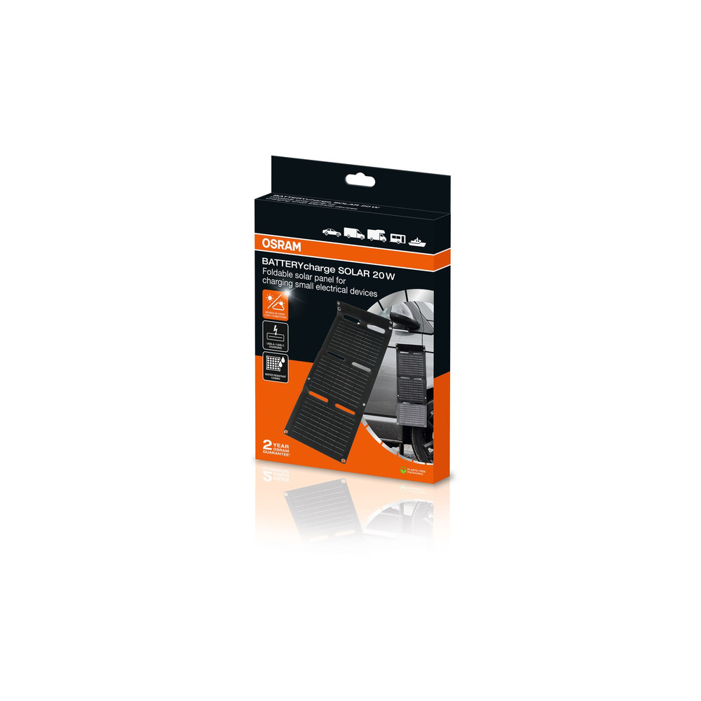 Osram faltbares Solarpanel BATTERYcharge SOLAR 20W OFSP20