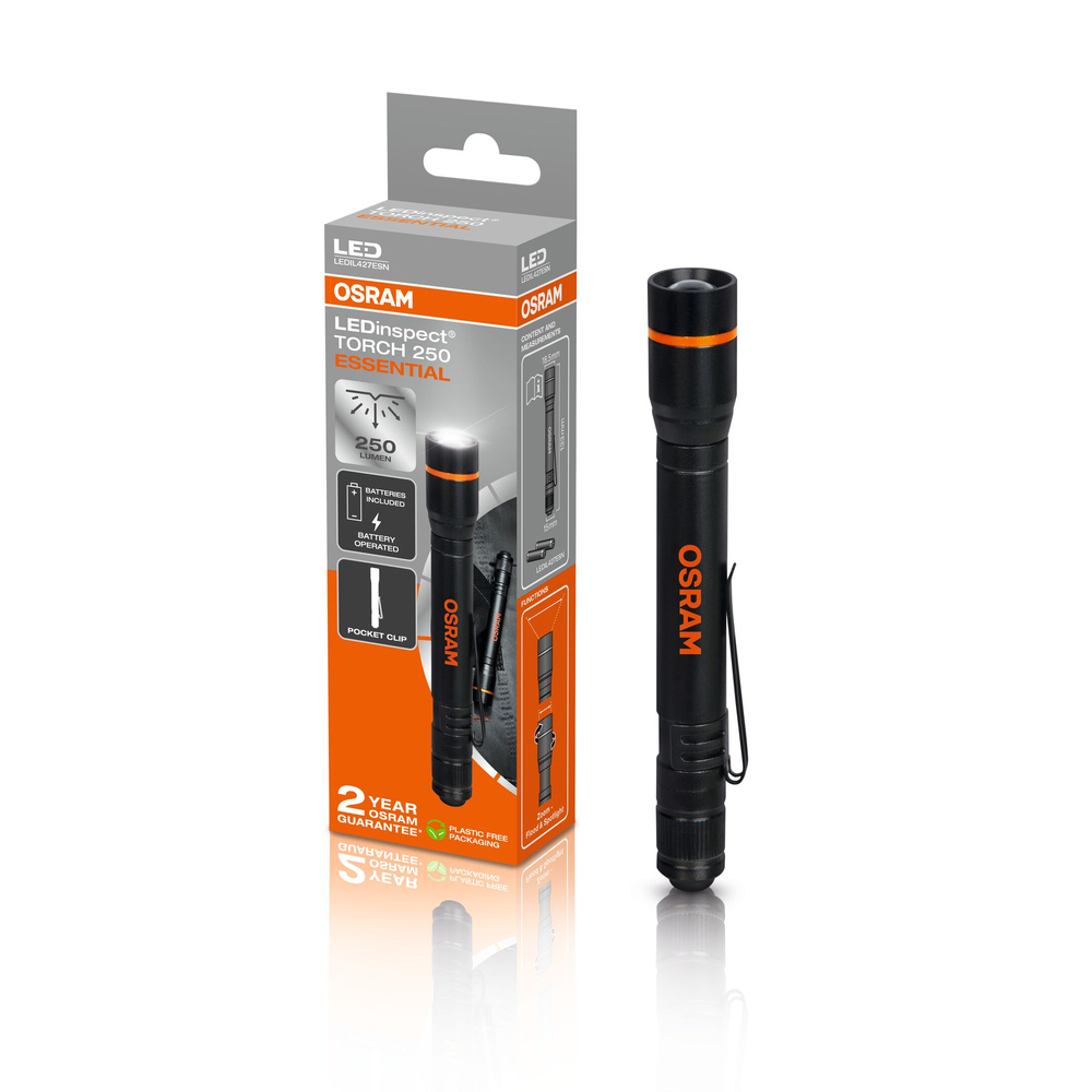 Osram Taschenlampe LEDinspect TORCH 250 ESSENTIAL