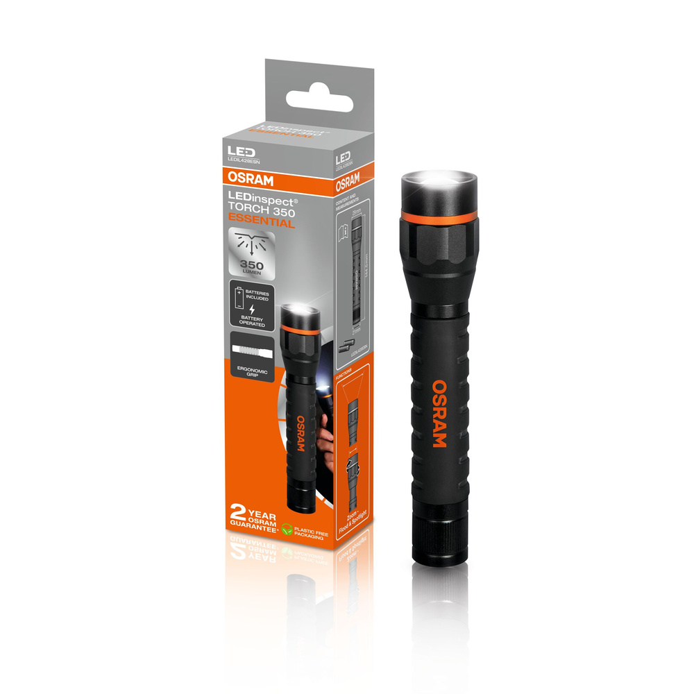 Osram Taschenlampe LEDinspect TORCH 350 ESSENTIAL