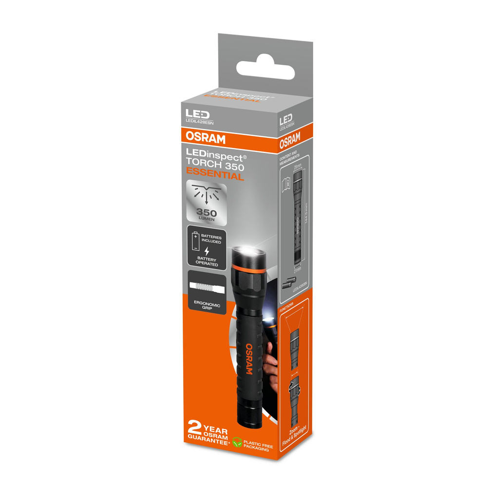 Osram Taschenlampe LEDinspect TORCH 350 ESSENTIAL