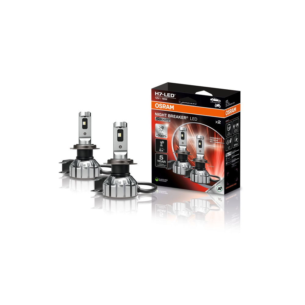 Osram LED-Nachtrüstlampe NIGHT BREAKER LED SMART H7