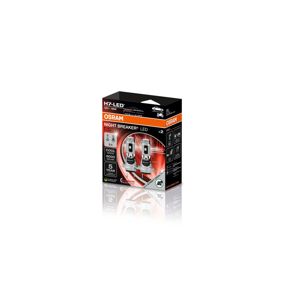 Osram LED-Nachrüstlampe  NIGHT BREAKER LED SPEED H7