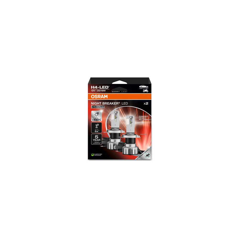 Osram LED-Nachtrüstlampe NIGHT BREAKER LED SMART H4