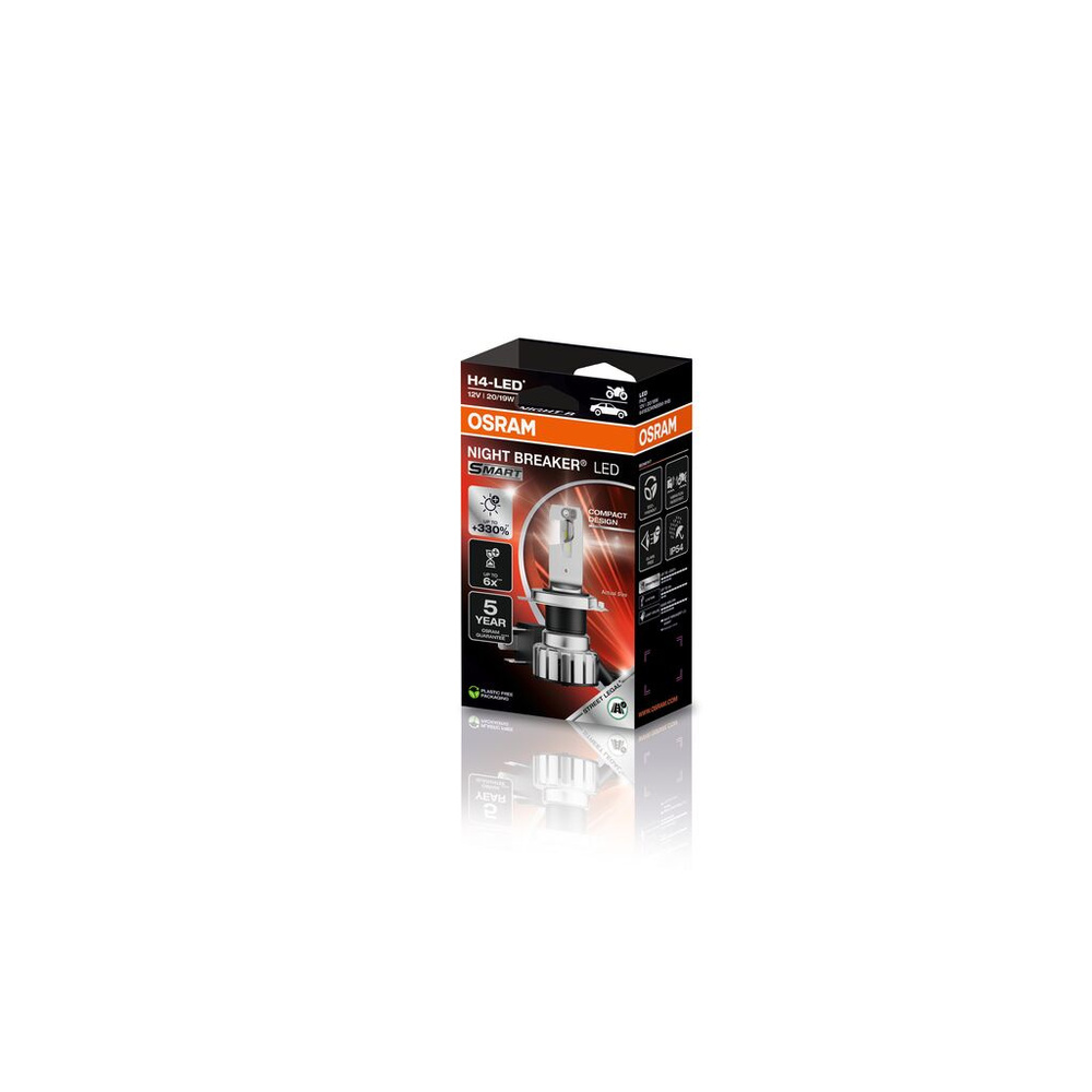 Osram LED-Nachtrüstlampe, NIGHT BREAKER LED SMART H4