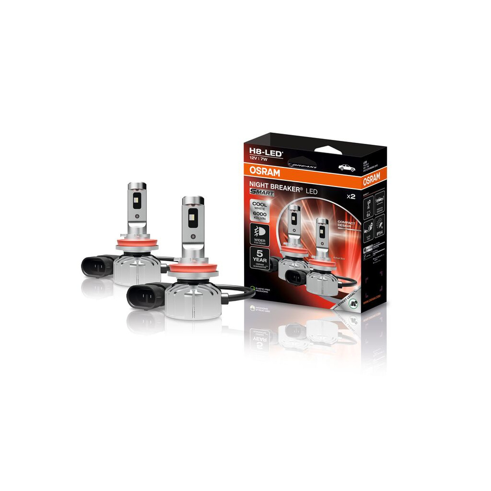 Osram LED-Nachrüstlampe NIGHT BREAKER LED SMART H8 