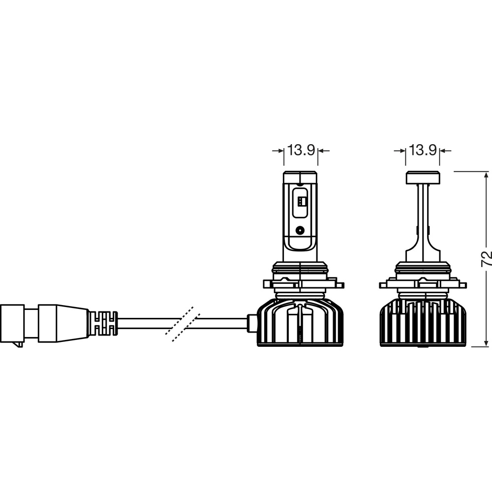 Osram LED-Nachrüstlampe NIGHT BREAKER LED SMART HB4