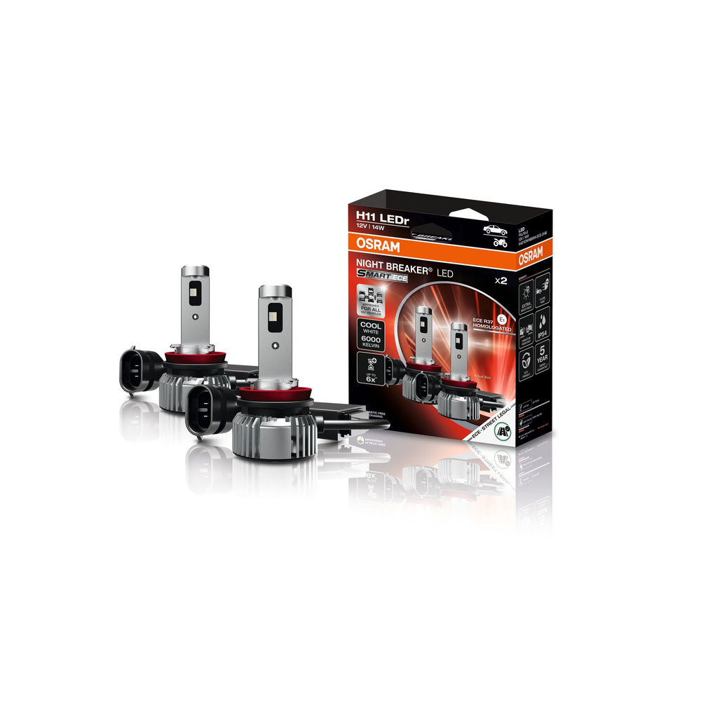 Osram LED-Nachrüstlampe NIGHT BREAKER LED SMART ECE H11