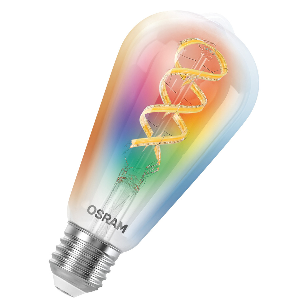 SMART+ Smart Home E27 LED-Lampe ,WLAN, dimmbar, IP20, RGBWW, Filament, Klar