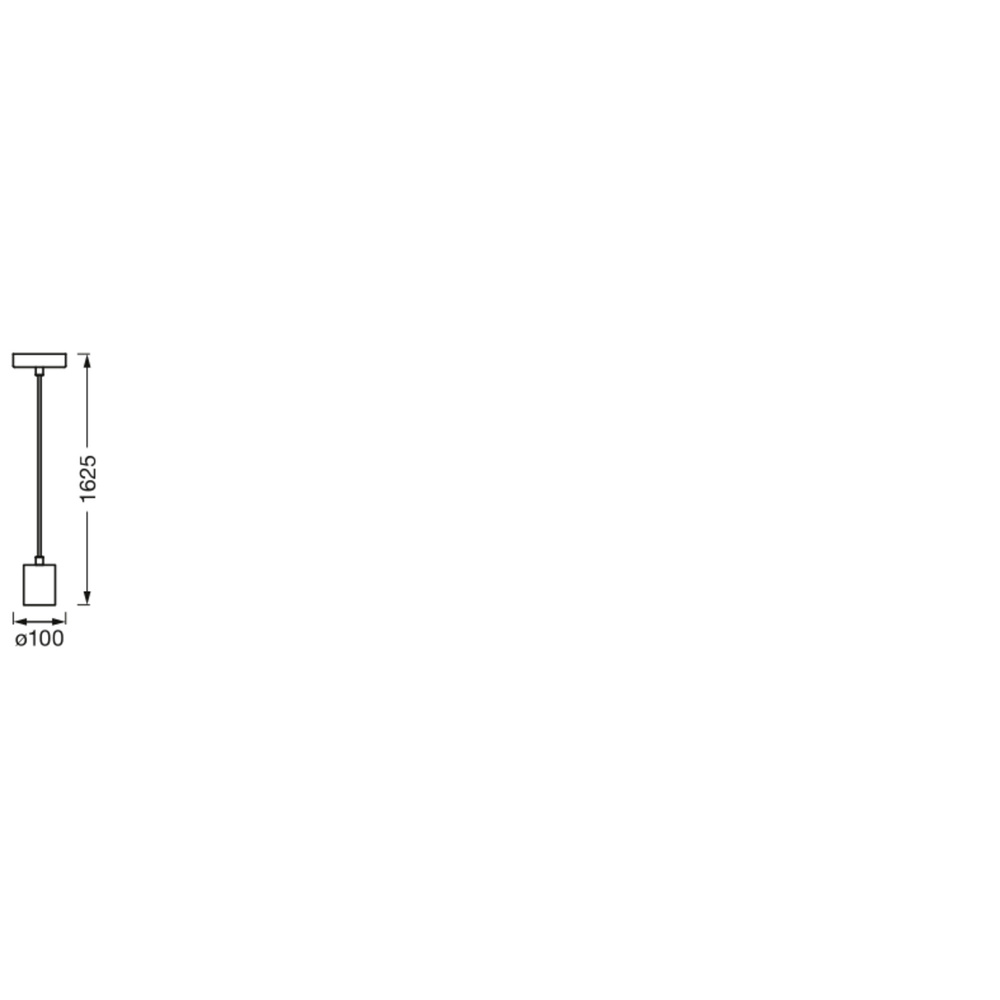 OSRAM Vintage 1906® Pendelleuchte BOBBIN,  E27, schwarz