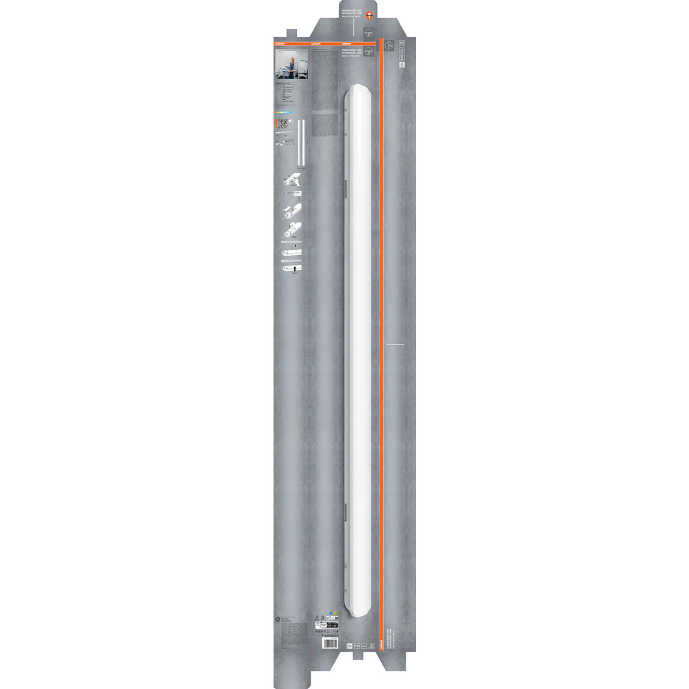 Osram 2er-Set Feuchtraumleuchte Submarine, 1.5M, 48W, 4000K, weiß