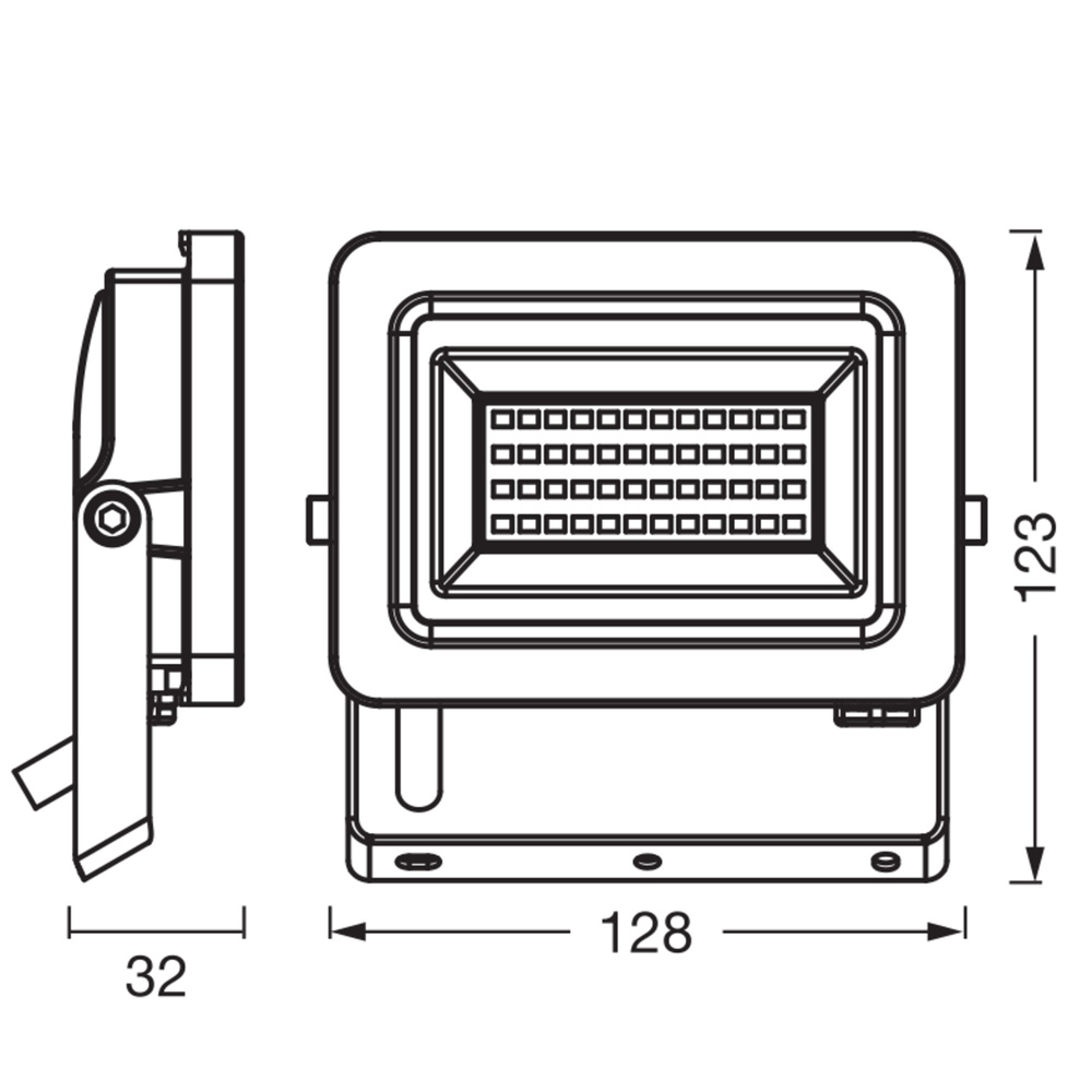 Osram Flutlicht, 10W, IP65, Grau