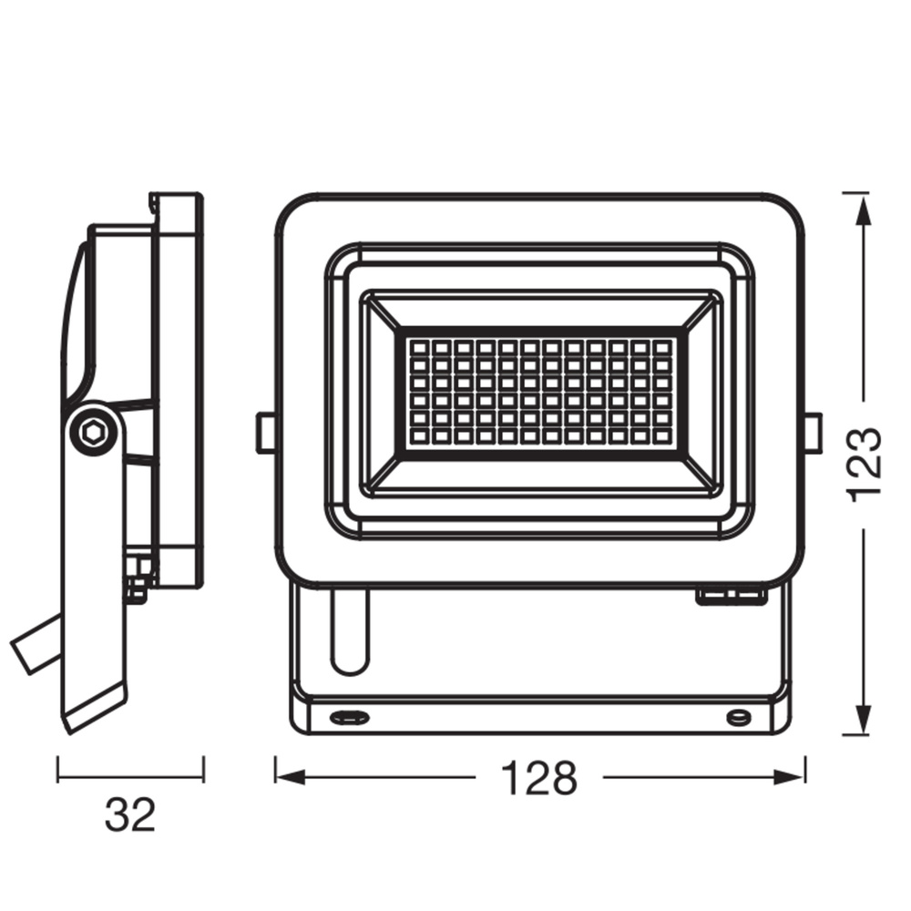 Osram Flutlicht, 15W, IP65, Grau