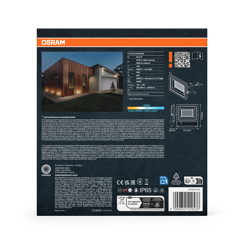 Osram Flutlicht, 5W, Grau