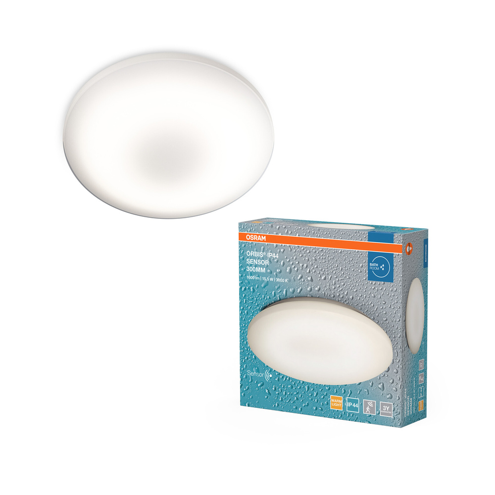 OSRAM Orbis Sensor-Deckenleuchte Wandleuchte, 300mm, weiß
