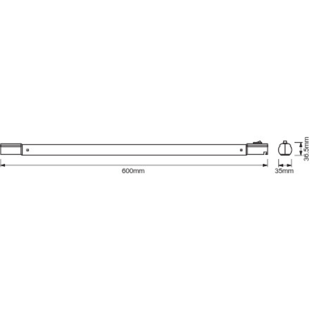 Osram TubeKIT LED 600 mm, 8,9 W, 900 lm, kaltweiß