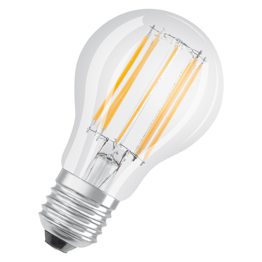 Osram LED Superstar Plus Classic A 100 Filament, 11 W, 1521 lm, E27, dimmbar, kaltweiß, klar