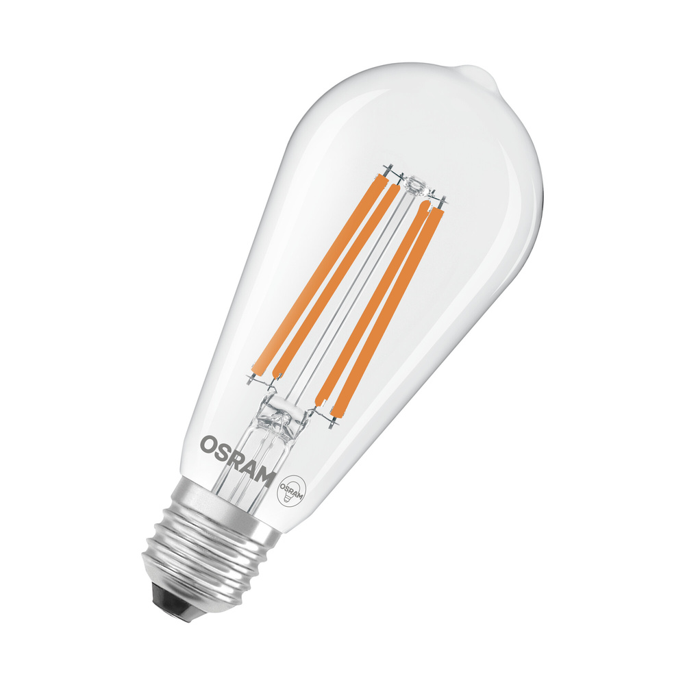 Osram LED Classic Edison 60, Filament, EEK A, 3,8 W, 806 lm, E27, warmweiß, klar