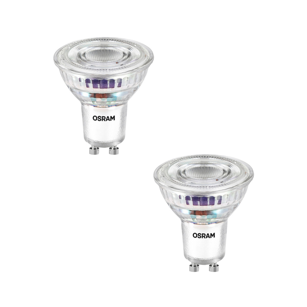Osram LED PAR16 50 36°, 2 W, 360 lm, GU10, EEK A, warmweiß, 2er Pack