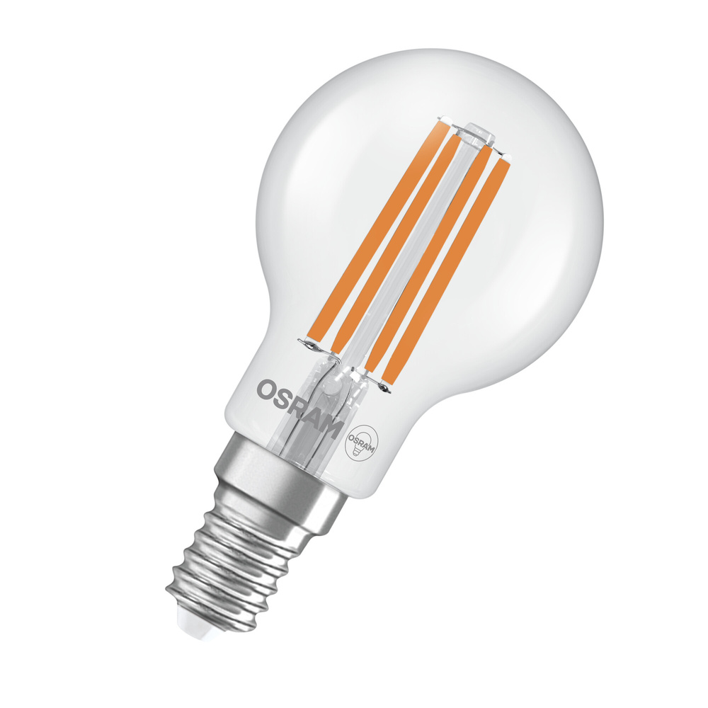 Osram LED Classic P 60, Filament, EEK A, 3,8 W, 806 lm, E14, warmweiß, klar