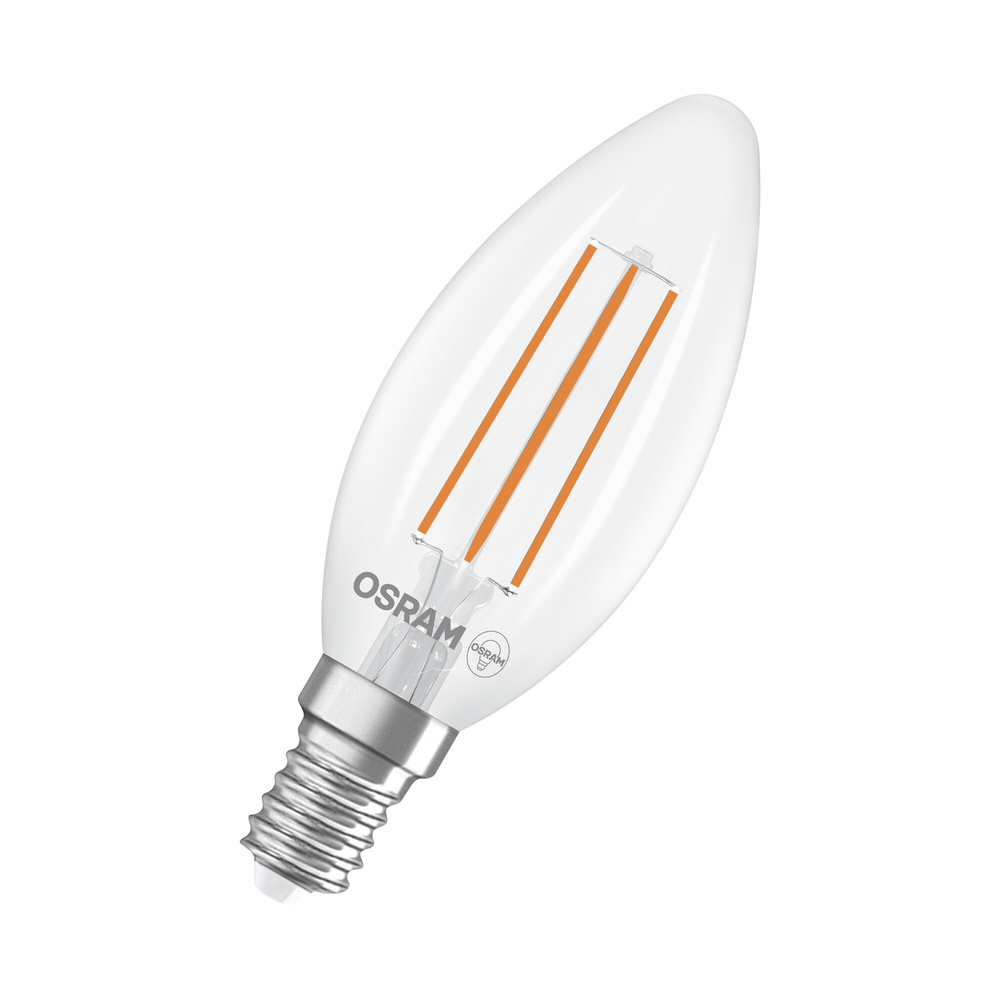 Osram LED Classic B 60, Filament, EEK A, 3,8 W, 806 lm, E14, warmweiß, klar