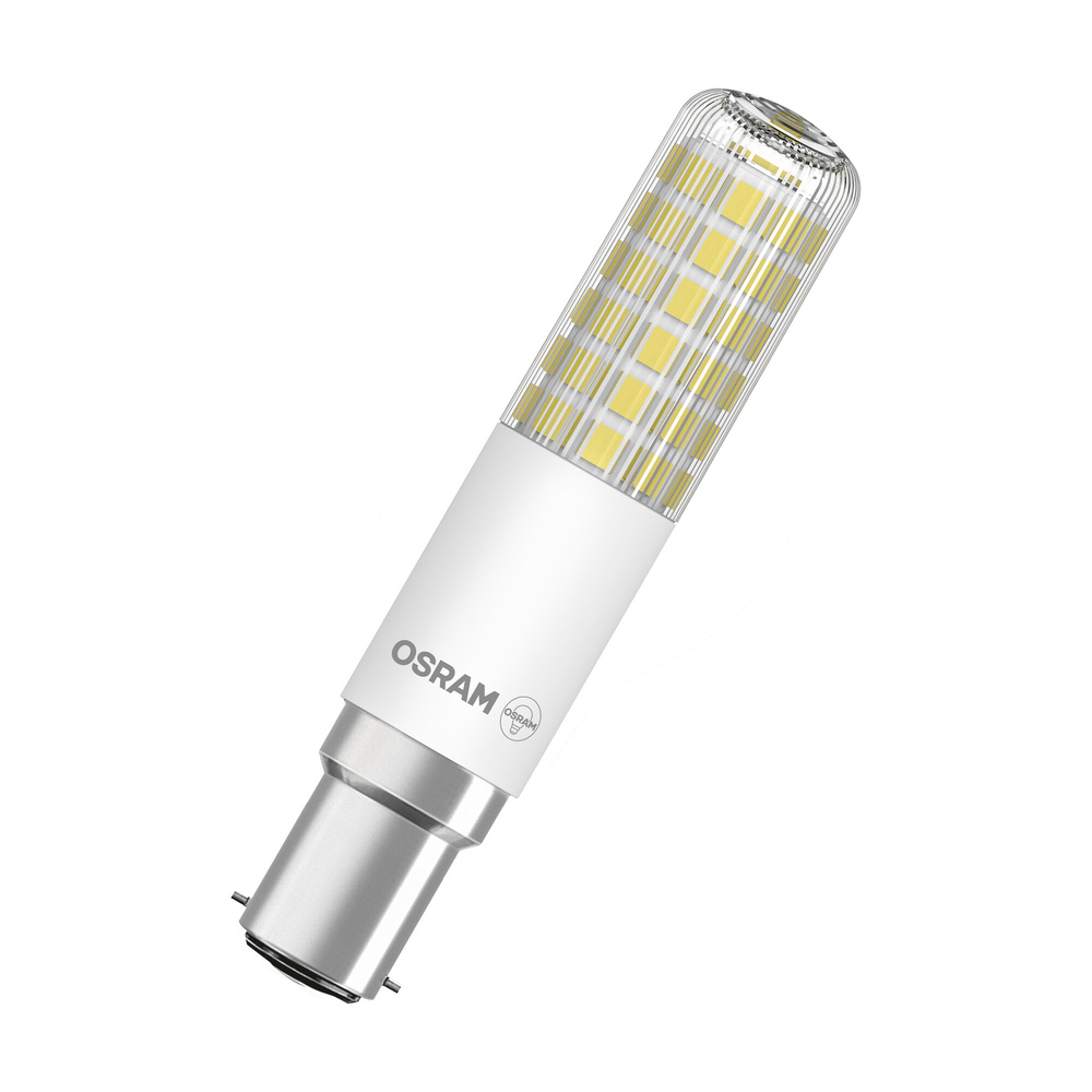 Osram LED T Slim 75 320° DIM, 8 W, 1055 lm, B15d, 2700 K, klar, dimmbar