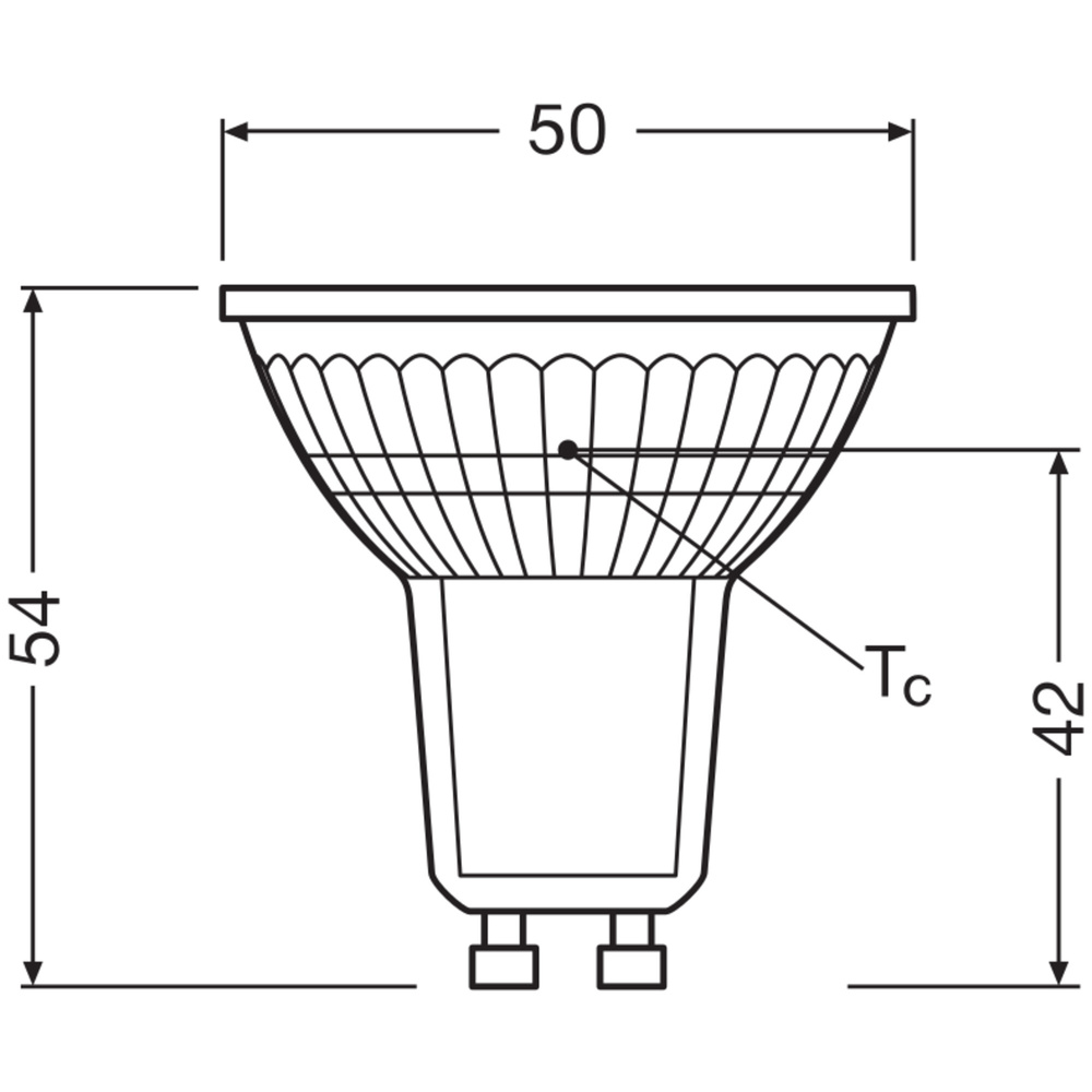Osram LED PAR16 90 100°, 4,7 W, 850 lm, GU10, EEK A, kaltweiß