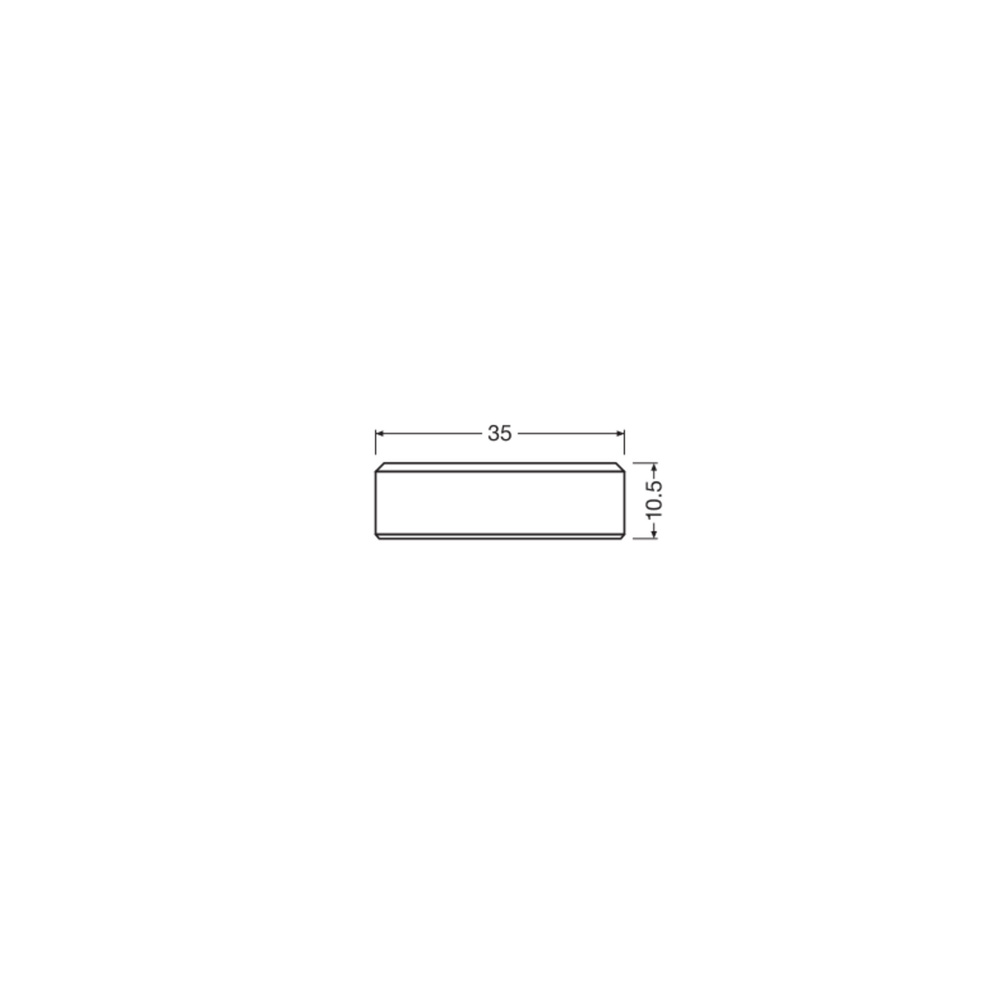 Osram  Ultrakompakte Designlampe LED STAR FLAT 26 3 Step DIM, 3,5 W, 270 lm, E27, 2700 K