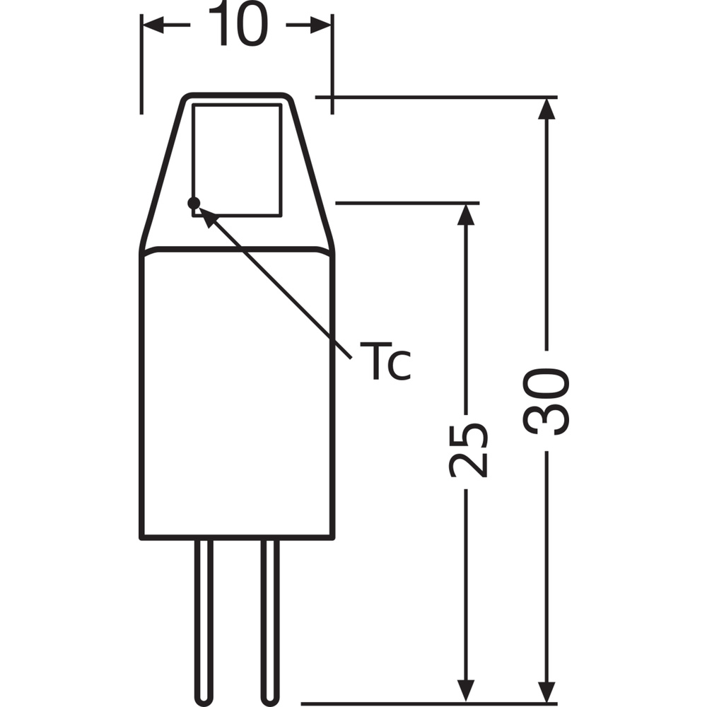 Osram LED Base PIN MICRO 10 320°, 1 W, 100 lm, G4, 2700 K