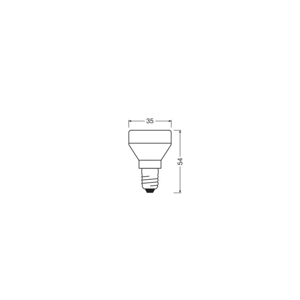 Osram  Ultrakompakte Designlampe LED STAR FLAT 28, 3,5 W, 300 lm, E14, 2700 K, matt