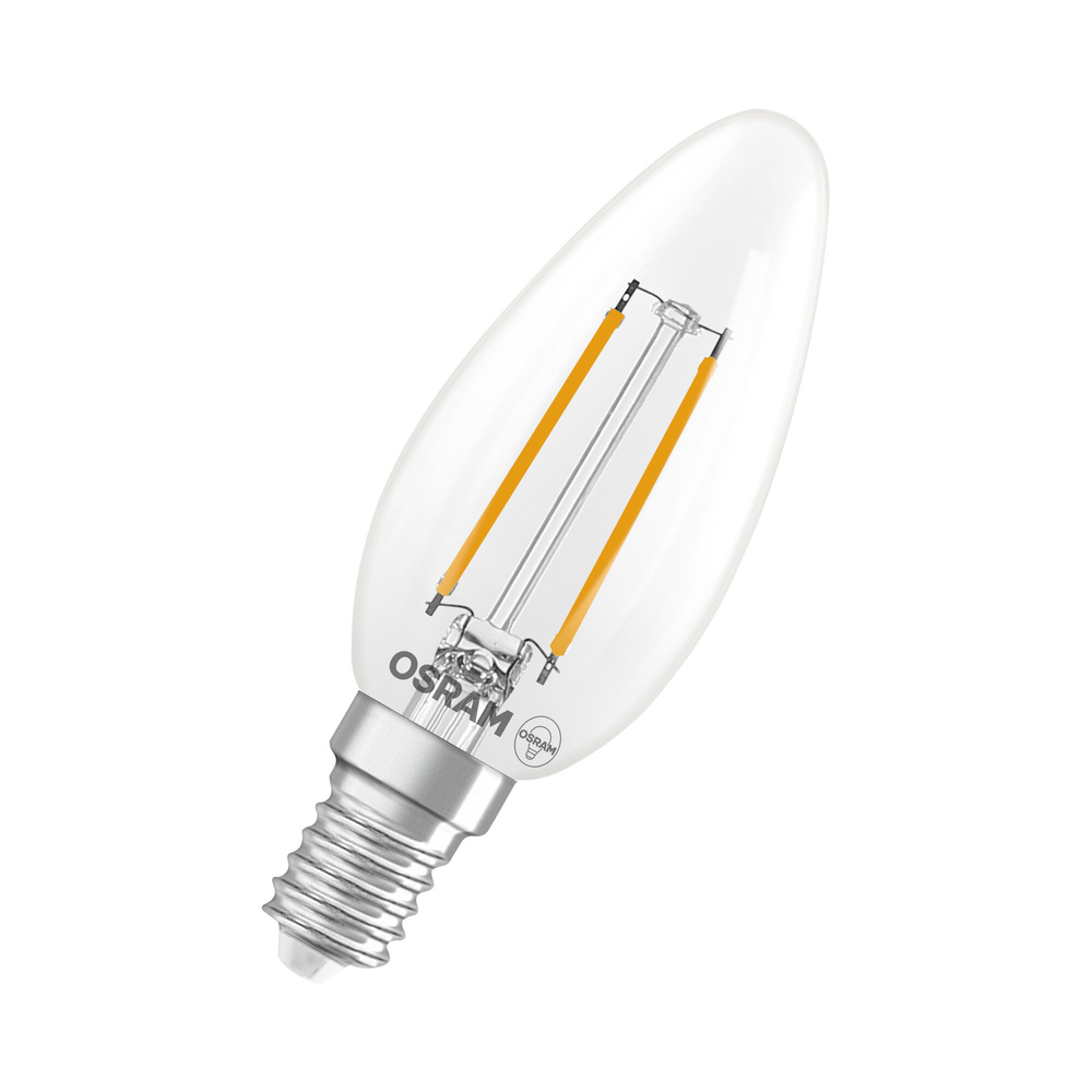 Osram LED Superstar Classic B 25 Filament, 1,8 W, 250 lm, E14, dimmbar, warmweiß, klar