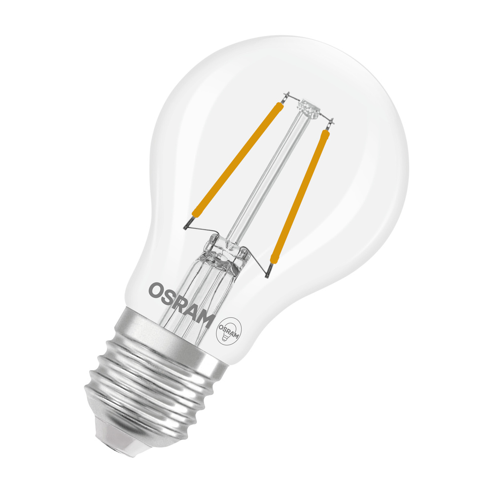 Osram LED Superstar Classic A 25 Filament, 1,8 W, 250 lm, E27, dimmbar, warmweiß, klar