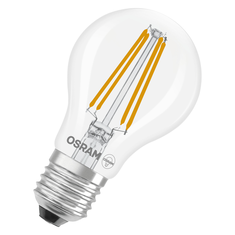 Osram LED Classic A 75, Filament, EEK A, 5 W, 1055 lm, E27, dimmbar warmweiß, klar