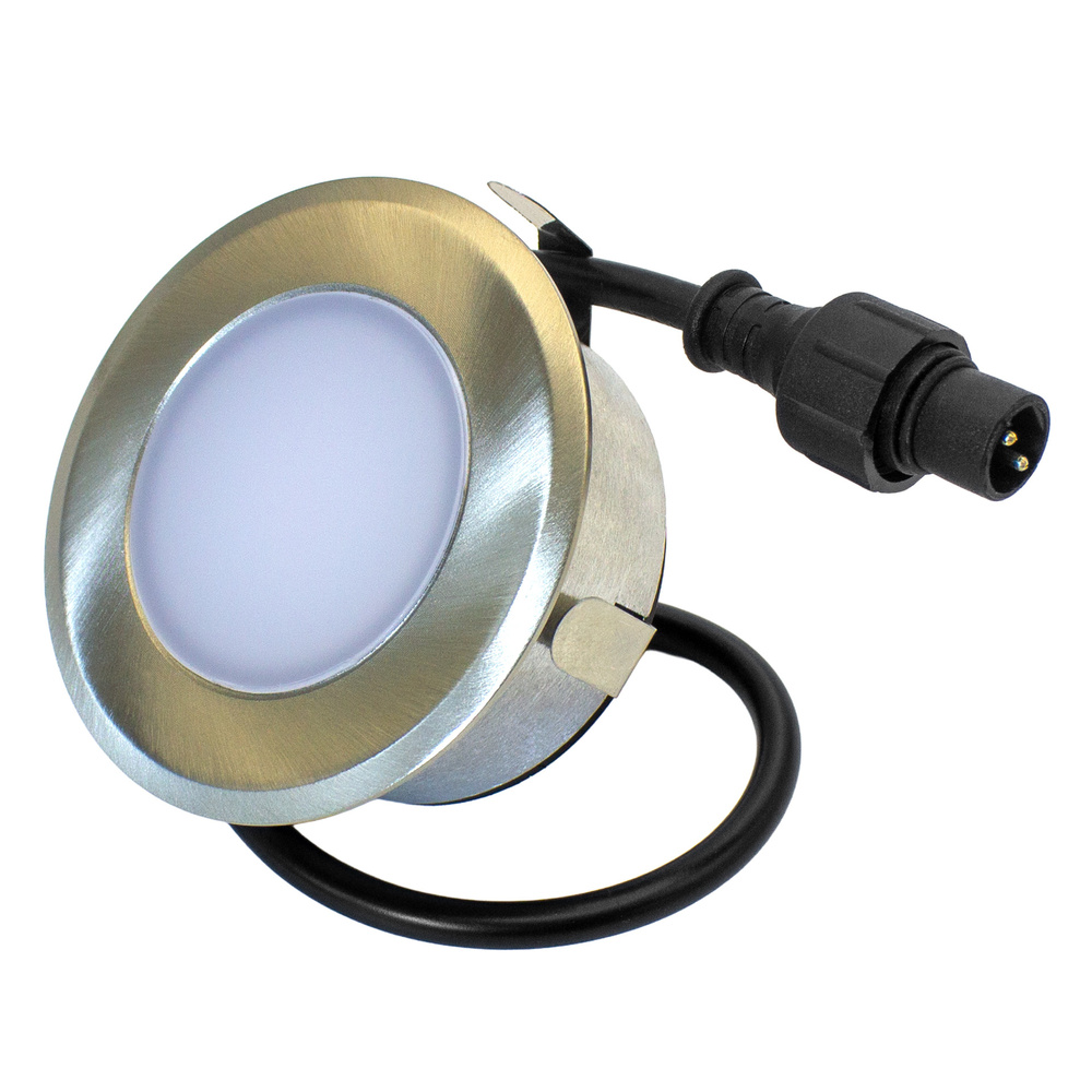Die Bold Edelstahl LED Bodenleuchte, DC 24V, 1.2W, dimmbar, 3000K