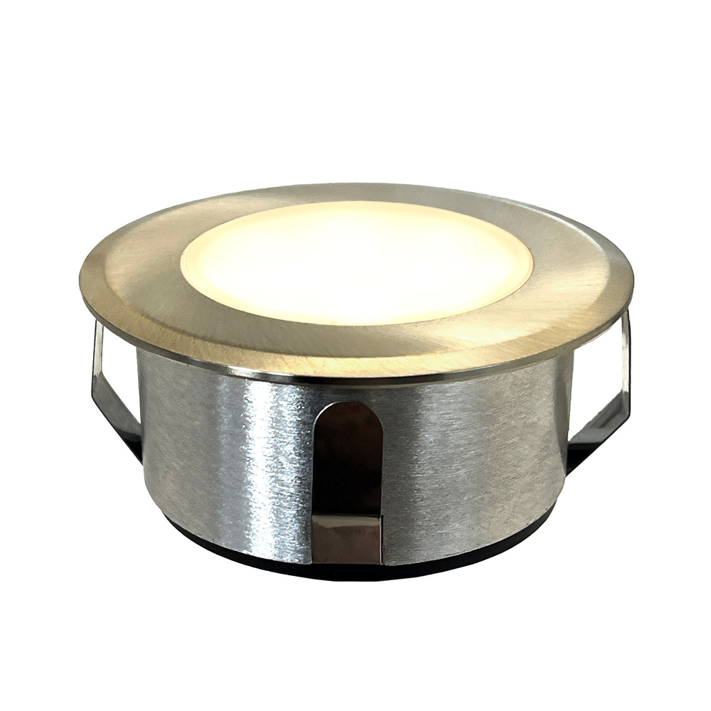 Die Bold Edelstahl LED Bodenleuchte, DC 24V, 1.2W, dimmbar, 3000K