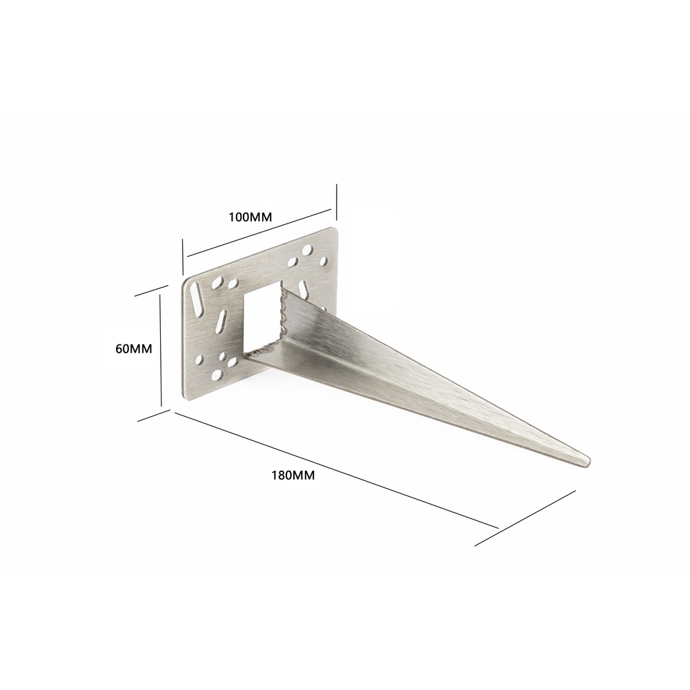 Die BOLD Erdeinbauspieß,  für kleine Leuchten und Steckdosenverteiler