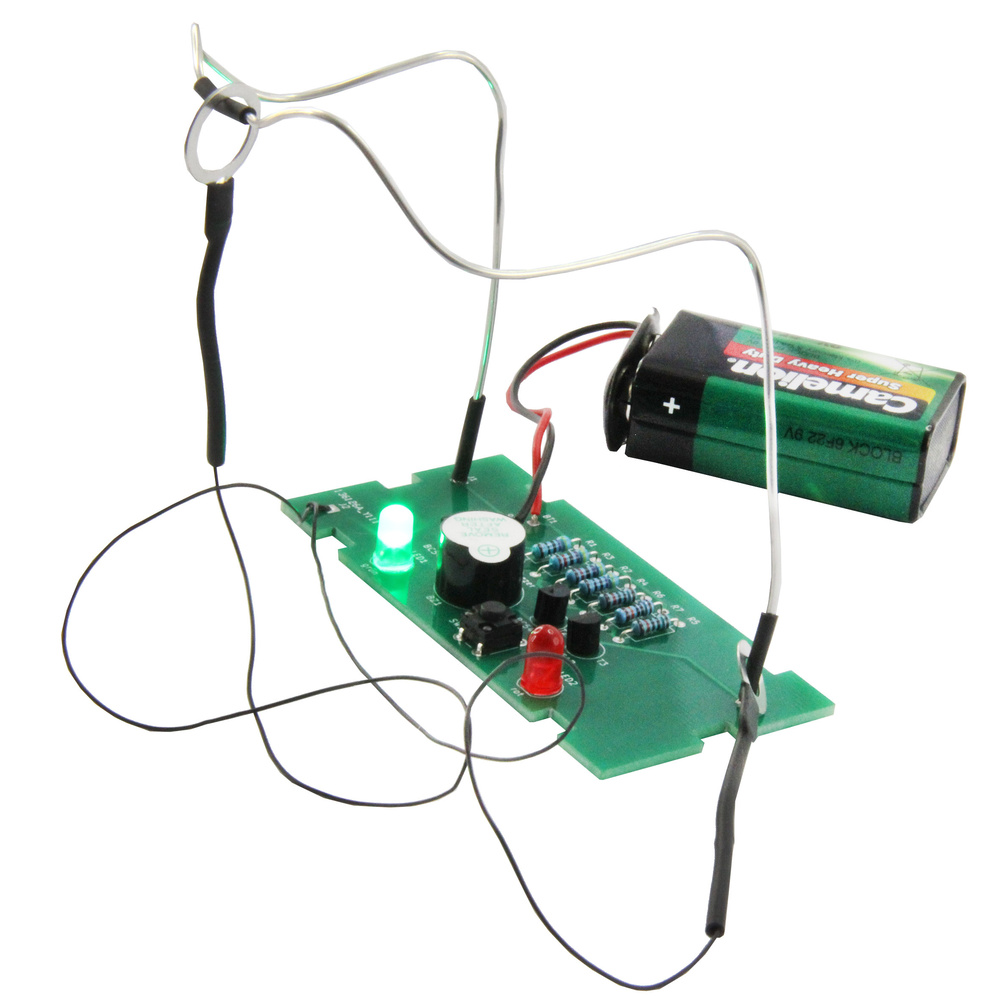 SOL-EXPERT Lötbausatz „Heißer Draht“, Geschicklichkeitsspiel mit Memory-Funktion