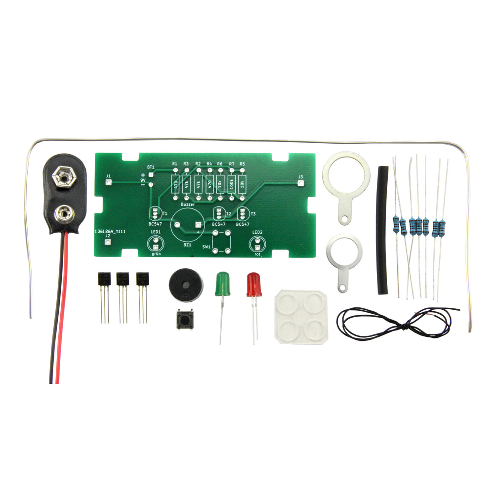 SOL-EXPERT Lötbausatz „Heißer Draht“, Geschicklichkeitsspiel mit Memory-Funktion