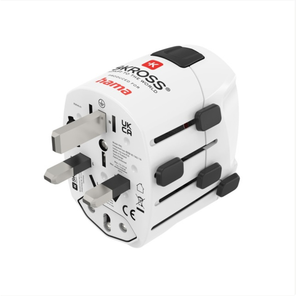 Weltreiseadapter "World Travel Pro", 3-polig